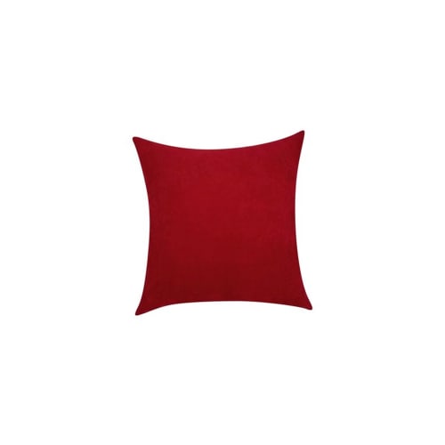 Square Pillow, 100% Polyester Fill, Pop of Color, Zipper, 16x16, Red